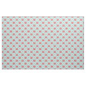 Tissu Motif 1 de corail rouge (Yard)