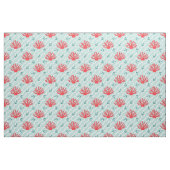 Tissu Motif 1 de corail rouge (Fat Quarter)