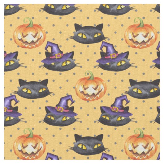 Tissu Motif 1 de Halloween (Fermer)