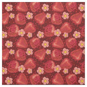 Tissu Motif 2 2 de fraise (Échantillon)