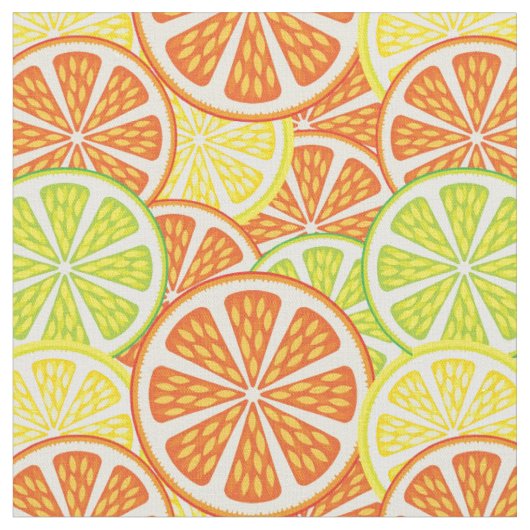 Tissu Motif 2 d'agrume (Fermer)