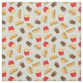 Tissu Motif 2 d'aliments de préparation rapide (Échantillon)