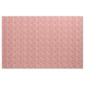 Tissu Motif 2 de corail rouge (Yard)