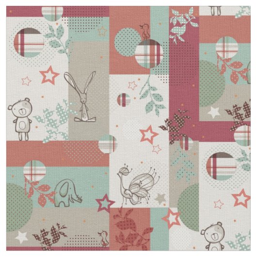 Tissu Motif 2 d'édredon de bébé (Fermer)