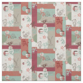 Tissu Motif 2 d'édredon de bébé (Échantillon)