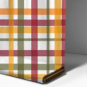 Tissu Motif à aquarelle d'automne