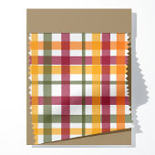 Tissu Motif à aquarelle d'automne