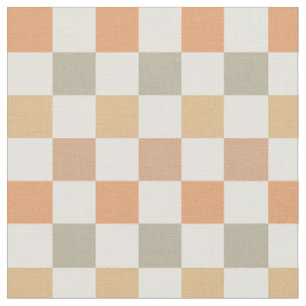 Tissu Motif à carreaux d'automne en damier