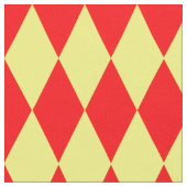 Tissu Motif à carreaux Harlequin rouge jaune (Fermer)