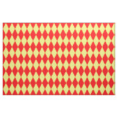 Tissu Motif à carreaux Harlequin rouge jaune (Fat Quarter)