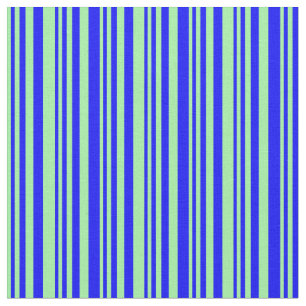 Tissu Motif à carreaux/rayures vert et bleu