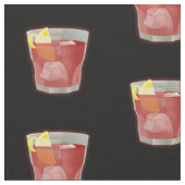 Tissu Motif à cocktails Americano (Fermer)