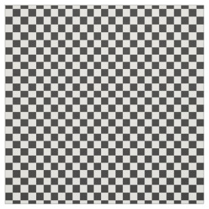 Tissu Motif À damiers Black Blanc tendance