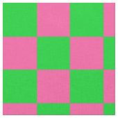 Tissu Motif À damiers chèque rose vert (Fermer)