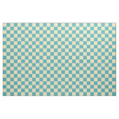 Tissu Motif à damiers jaune turquoise (Yard)