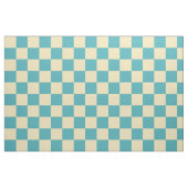 Tissu Motif à damiers jaune turquoise (Fat Quarter)