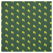 Tissu Motif à éclair jaune (Échantillon)
