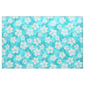 Tissu Motif à fleurs bleu tropical (Fat Quarter)