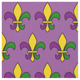 Tissu motif à herbe mardi