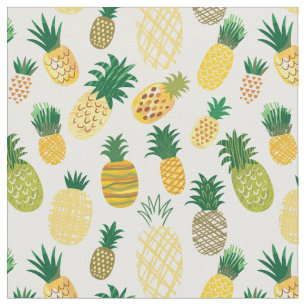 Tissu Motif à la mode d'ananas