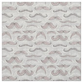 Tissu Motif à la mode de moustache (Échantillon)