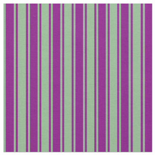 Tissu Motif à linge couleur pourpre et vert mer foncé