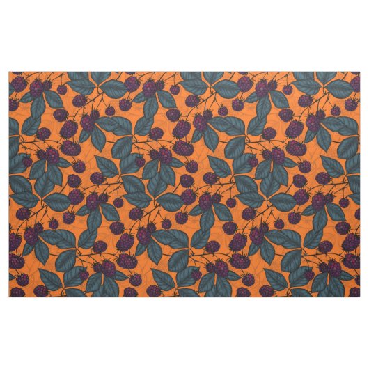 Tissu Motif à main Blackberry (Fat Quarter)