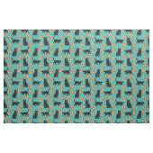 Tissu motif à pizza Black Cat (Fat Quarter)