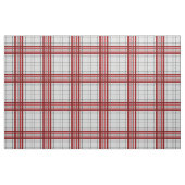 Tissu Motif à plaid rouge gris (Yard)