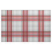 Tissu Motif à plaid rouge gris (Fat Quarter)
