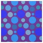 Tissu Motif à points bleu (Échantillon)