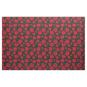 Tissu Motif à points rouges et à points polka (Fat Quarter)