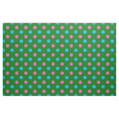 Tissu Motif à pois bleu vert rose (Fat Quarter)