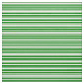Tissu Motif à rayures blanc et vert (Échantillon)