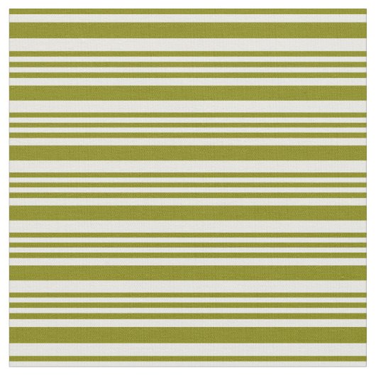 Tissu Motif à rayures blanches et vertes (Fermer)