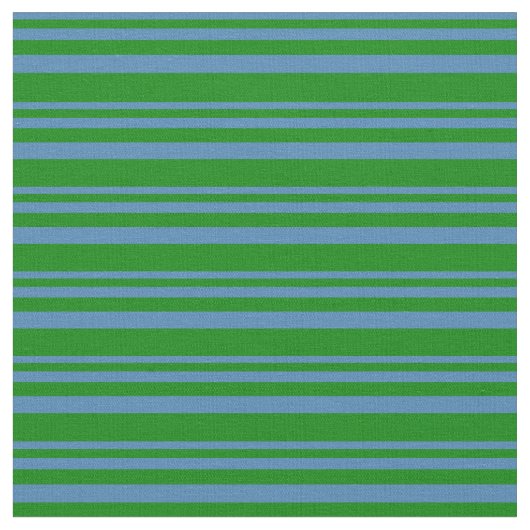 Tissu Motif à rayures bleu et vert (Fermer)