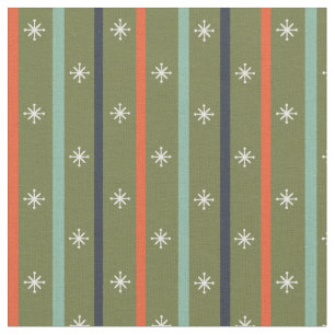 Tissu Motif à rayures rétro moderne du milieu du siècle