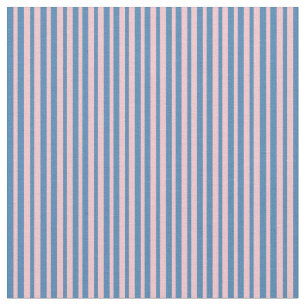 Tissu Motif à rayures rose et bleu