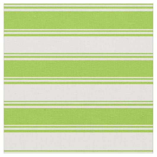 Tissu Motif à rayures vert et blanc (Fermer)