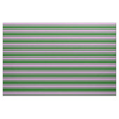 Tissu Motif à rayures vert foncé et prune (Fat Quarter)