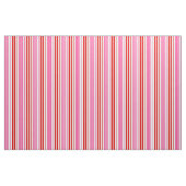 Tissu Motif à rayures verticales roses rouges blanches (Yard)