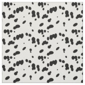 Tissu Motif à taches noires et blanches de dalmatien (Échantillon)