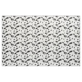 Tissu Motif à taches noires et blanches de dalmatien (Fat Quarter)