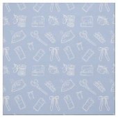 Tissu Motif à thème de couture au lilas (Échantillon)
