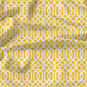 Tissu Motif à treillis en jaune chic