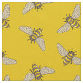Tissu Motif abeilles (Fermer)