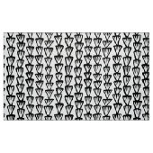 Tissu Motif Abstrait 070515 - noir et blanc (Fat Quarter)