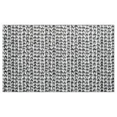 Tissu Motif Abstrait 070515 - noir et blanc (Yard)