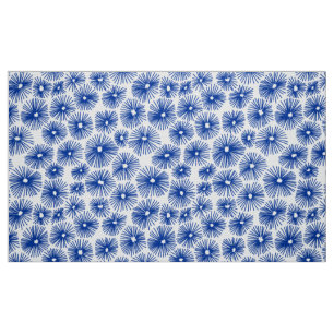 Tissu Motif Abstrait 101115 - Marine Blue