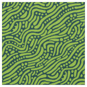 Tissu Motif Abstrait 110523 - Tons verts (Détail)